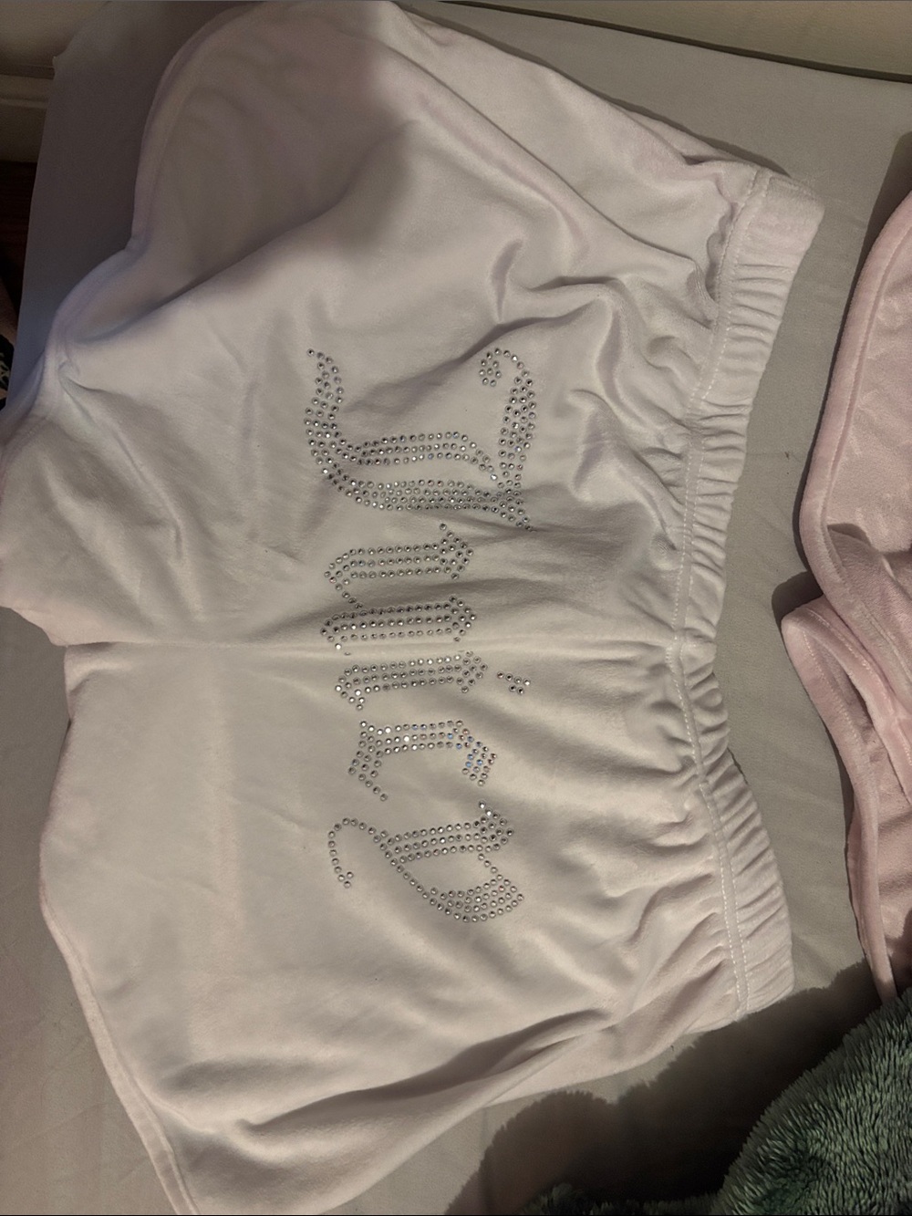 Juicy Couture 4-Pack Lounge Shorts in Black, Light Pink, White, Hot Pink - Picture 3 of 5